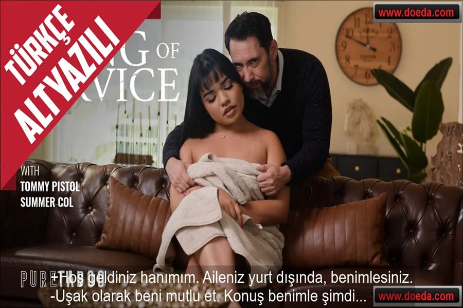 Babasının Uşağını Evde Kimse Yokken İstediği Gibi Kullanan Zengin Kaşarı