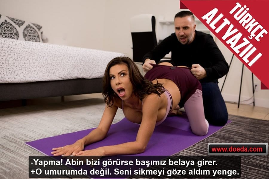 Yoga Yapan Olgun Yengesini Abisine Rağmen Siken Namus Haini
